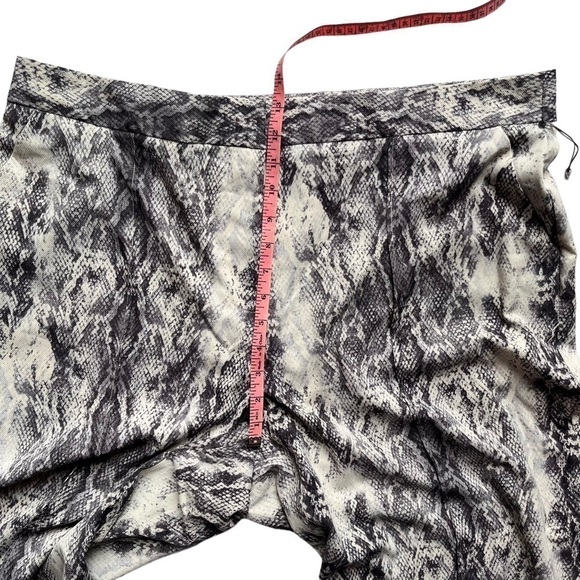 Vince Camuto Pants Wide Leg Snakeskin Black Plus Size 16W Style 9269312 - Picture 11 of 14